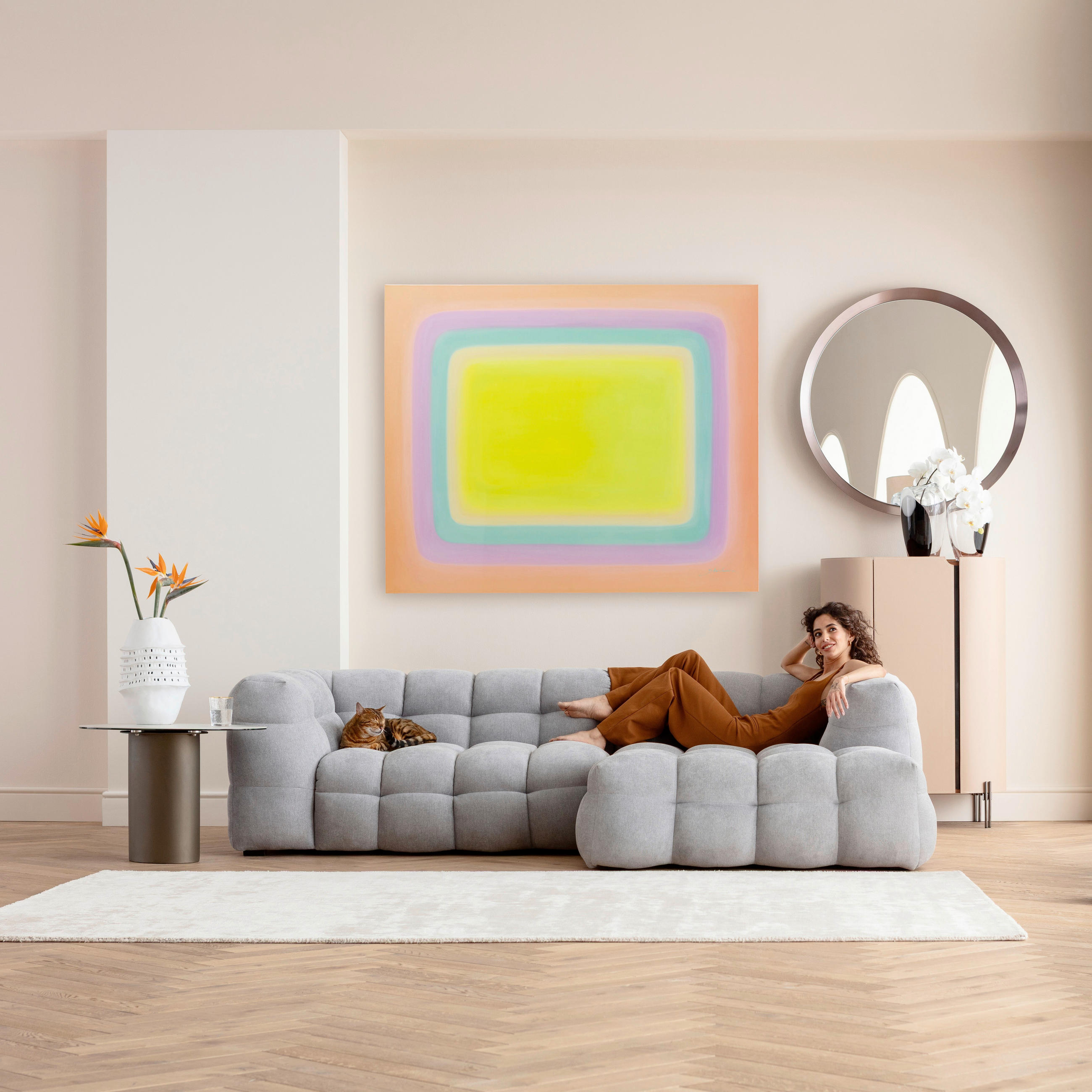 BILD  - Multicolor, Design, Holz/Textil (160/120/4cm) - Kare-Design