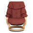 RELAXSESSEL Echtleder - Rot/Buchefarben, Design, Leder/Holz (77/102/84cm) - Himolla