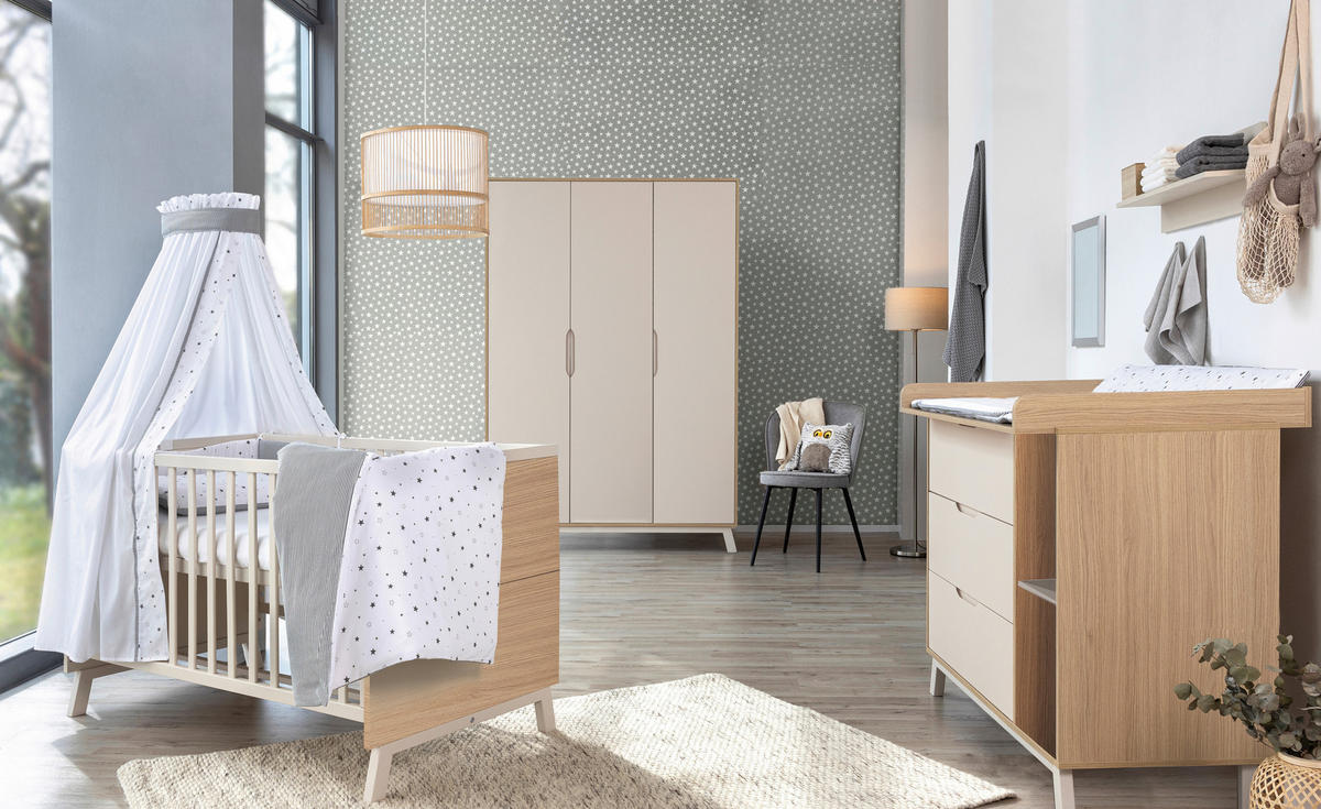 BABYZIMMER CLAY  - Beige, Basics, Holz/Holzwerkstoff - Schardt