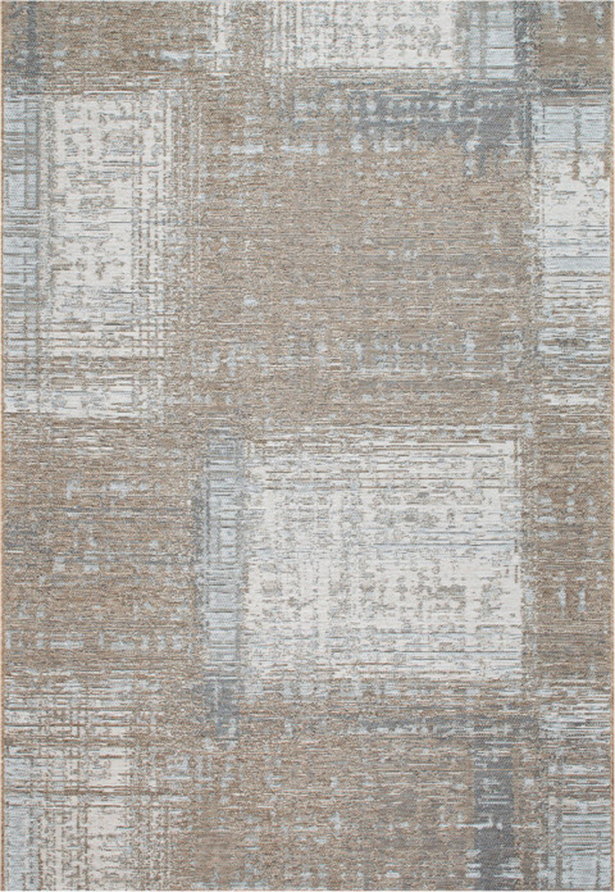 OUTDOORTEPPICH 120/170 cm Amalfi Grau, Hellgrau, Hellbraun  - Hellbraun/Hellgrau, KONVENTIONELL, Textil (120/170cm) - Novel