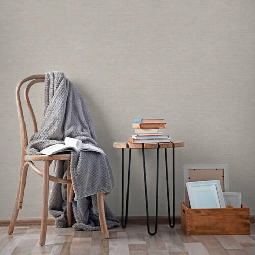 VLIESTAPETE - Grau, Basics, Papier/Kunststoff (52/1000cm)