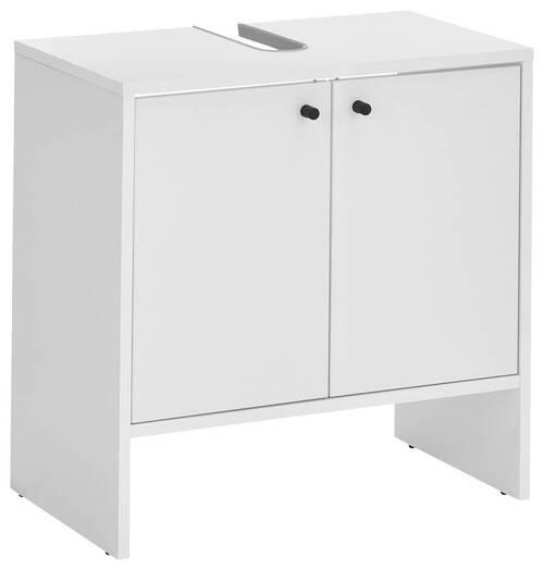 WASCHBECKENUNTERSCHRANK 60/60/35 cm  - Schwarz/Weiß, MODERN, Holzwerkstoff/Kunststoff (60/60/35cm) - MID.YOU