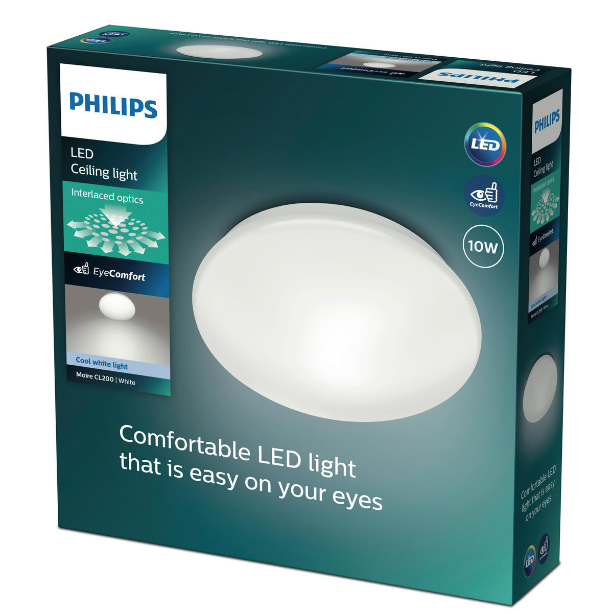 LED-DECKENLEUCHTE Ozziet 28,2/28,2/6,2 cm   - Weiß, Basics, Kunststoff (28,2/28,2/6,2cm) - Philips