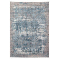 VINTAGE-TEPPICH 67/130 cm Apollo Blau, Grau  - Blau/Grau, Design, Textil (67/130cm) - Musterring