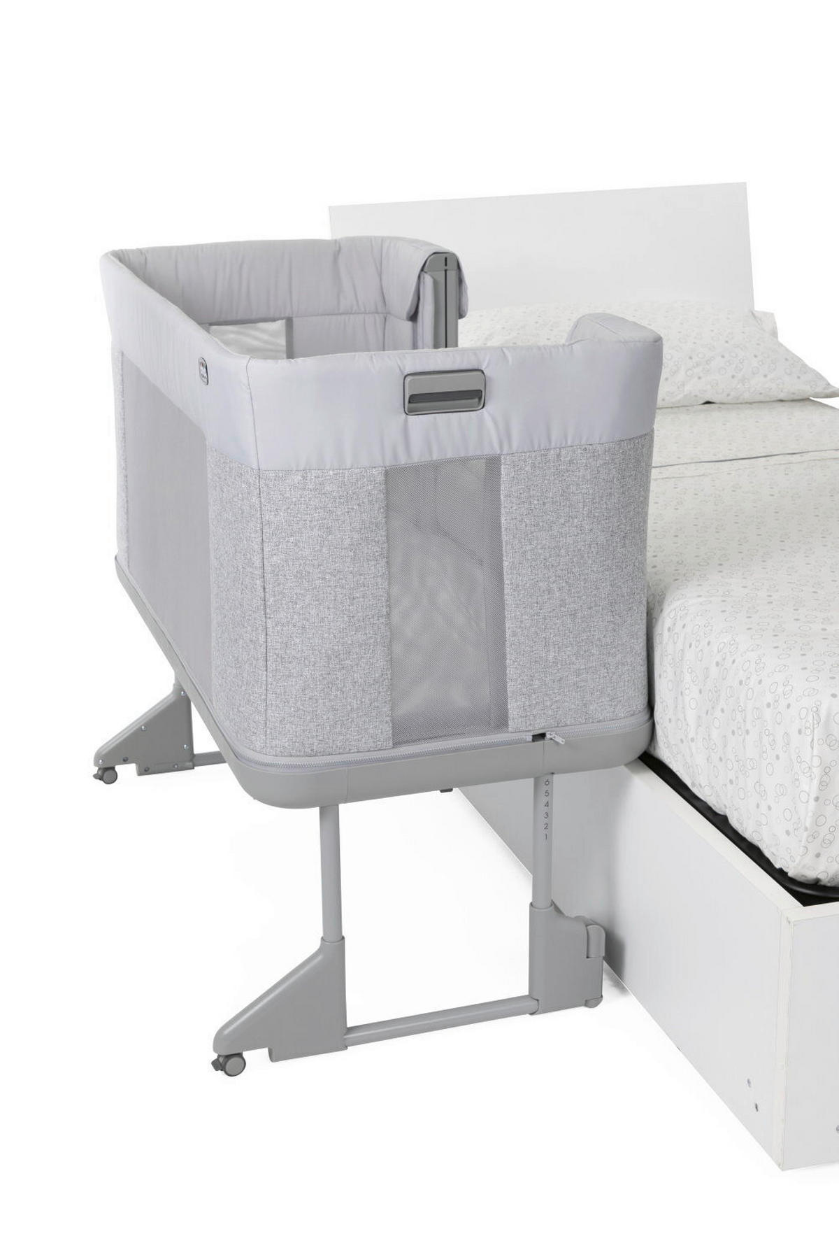 BEISTELLBETT NEXT2ME FOREVER  - Hellgrau, Basics (121/91,1/73,8cm) - Chicco