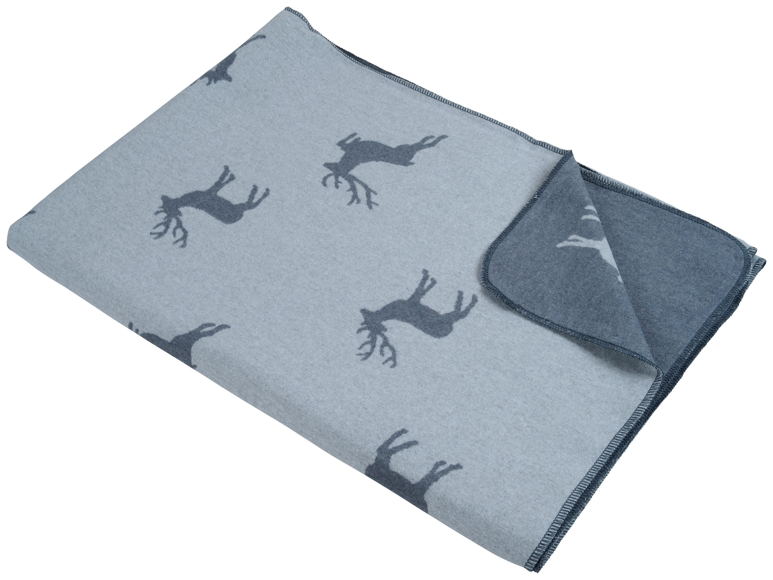 DECKE 140/200 cm  - Hellgrau, Basics, Textil (140/200cm) - David Fussenegger