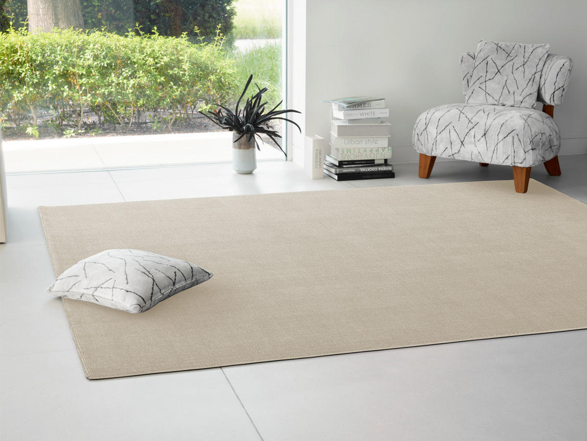 WEBTEPPICH 160/230 cm Marseille Perlmutt  - Perlmutt, KONVENTIONELL, Textil (160/230cm) - Dieter Knoll