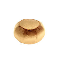 TABURETKA „PUFF“, 65/35/65 cm - hnedá, Modern, textil (65/35/65cm)