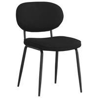 ŽIDLE, černá - černá, Konvenční, kov/textil (49/80,5/62,5cm) - Boxxx