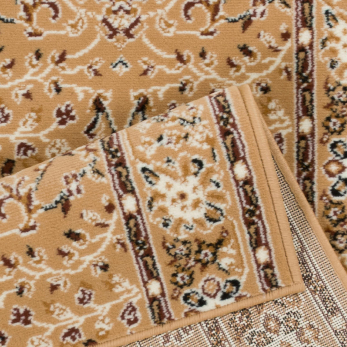 LÄUFER 60/100 cm Shiraz Beige, Hellbraun  - Hellbraun/Beige, LIFESTYLE, Textil (60/100cm)