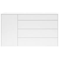 SIDEBOARD Riverside  in 169/97/42 cm  - Schwarz/Weiß, Design, Holzwerkstoff/Kunststoff (169/97/42cm) - SetOne by Musterring