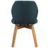 STUHL in Holz, Textil Türkis, Eichefarben - Türkis/Eichefarben, Design, Holz/Textil (47/87/58cm) - Lomoco STUHL in Holz, Textil Türkis, Eichefarben - Türkis/Eichefarben, Design, Holz/Textil (47/87/58cm) - Lomoco