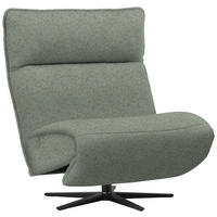 SESSEL in Webstoff Thymiangrün  - Thymiangrün/Schwarz, MODERN, Textil/Metall (90/106/96cm) - Chilliano