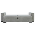 SCHLAFSOFA Flachgewebe Grau  - Schwarz/Grau, KONVENTIONELL, Kunststoff/Textil (236/78/114cm) - Carryhome