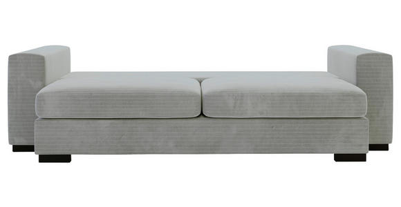 SCHLAFSOFA in Flachgewebe Grau  - Schwarz/Grau, KONVENTIONELL, Kunststoff/Textil (236/78/114cm) - Carryhome