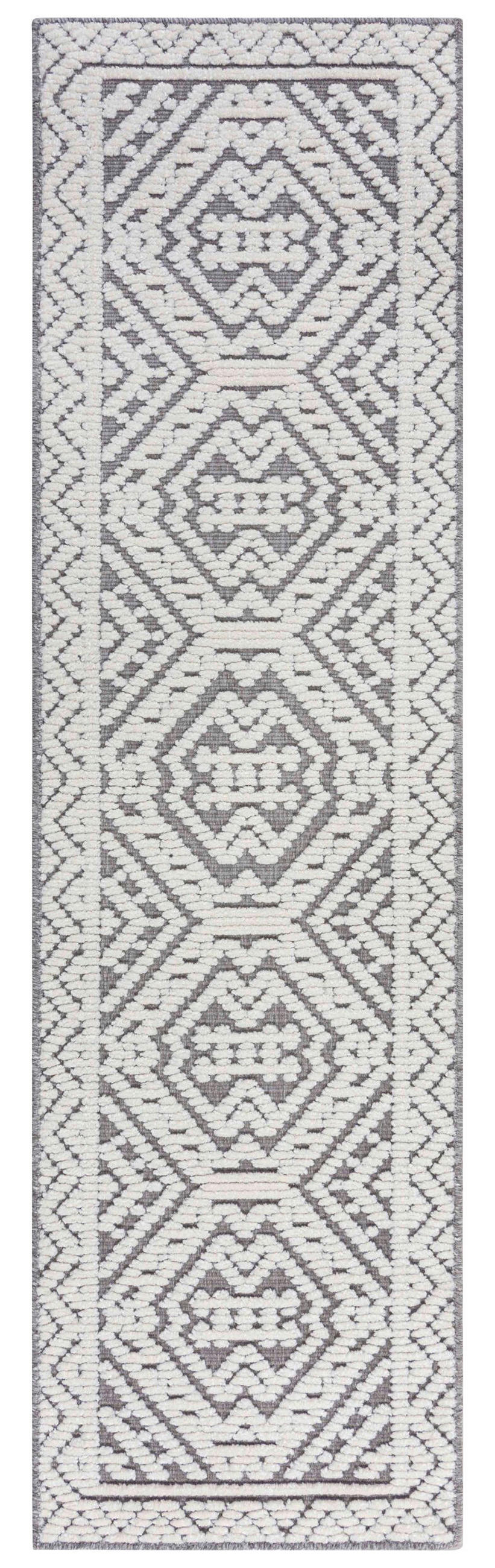 WEBTEPPICH 60/240 cm Verve Dunkelgrau  - Dunkelgrau, Basics, Textil (60/240cm)