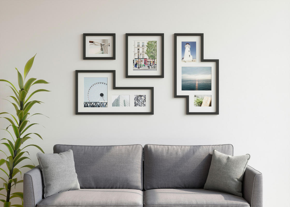 COLLAGERAM 8,3/38,4/69,2 cm  - svart, Design, plast (8,3/38,4/69,2cm) - Umbra