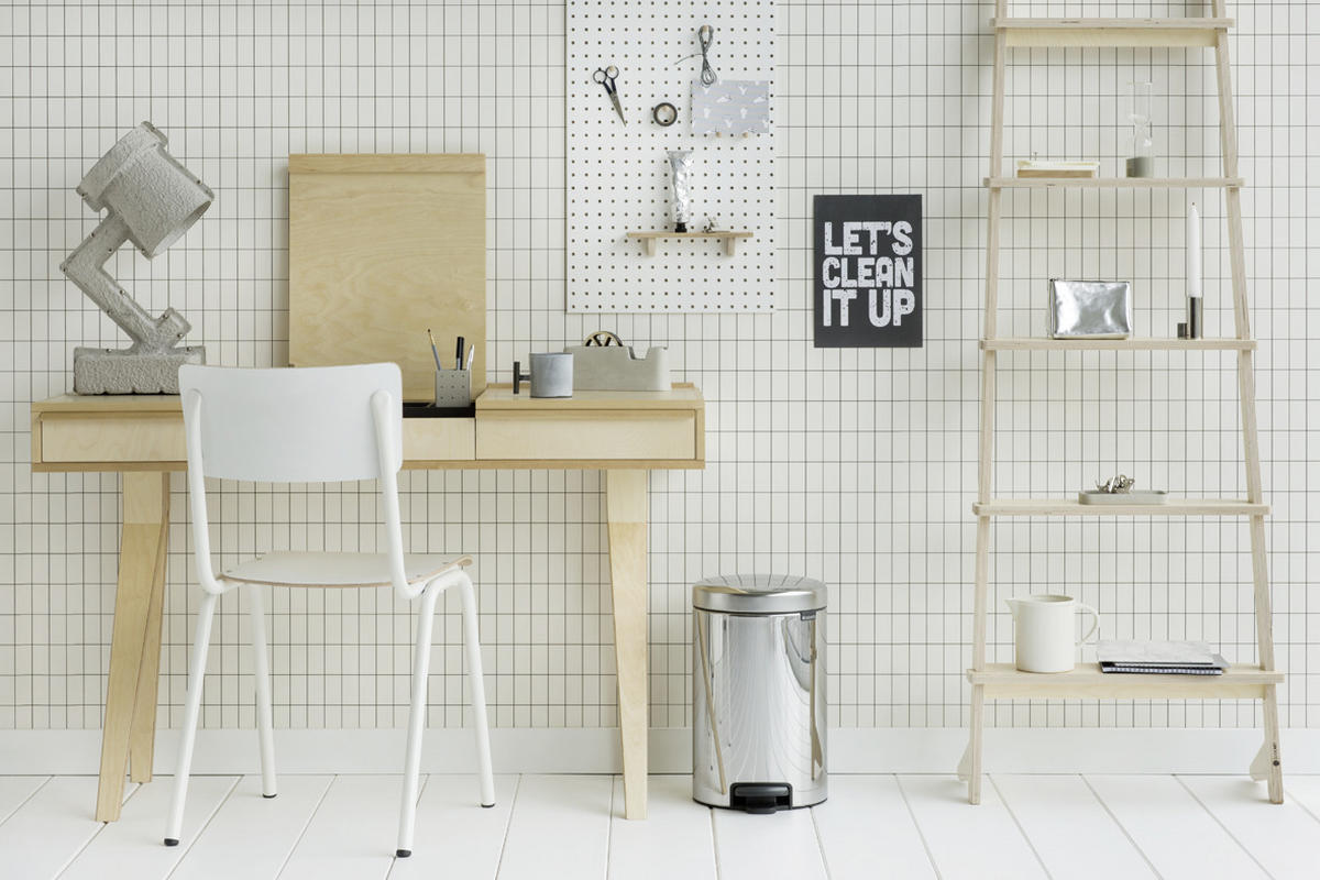 KOŠ ZA OTPAD  12 l   - Basics, metal/plastika (25.1/41.1/33.8cm) - Brabantia