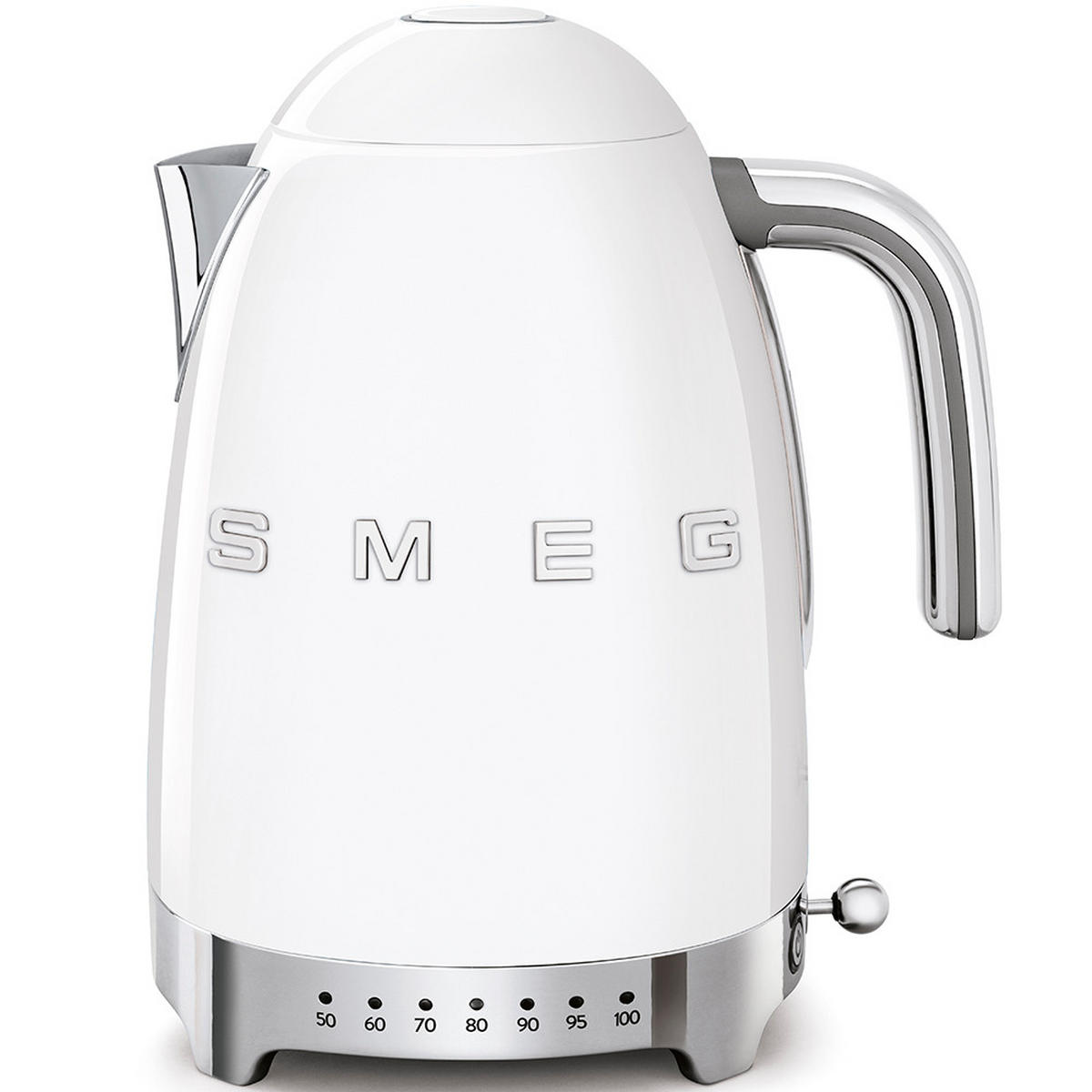 WASSERKOCHER 1,7 l  - Weiß Hochglanz, Design, Metall (22,30/28/17,10cm) - SMEG