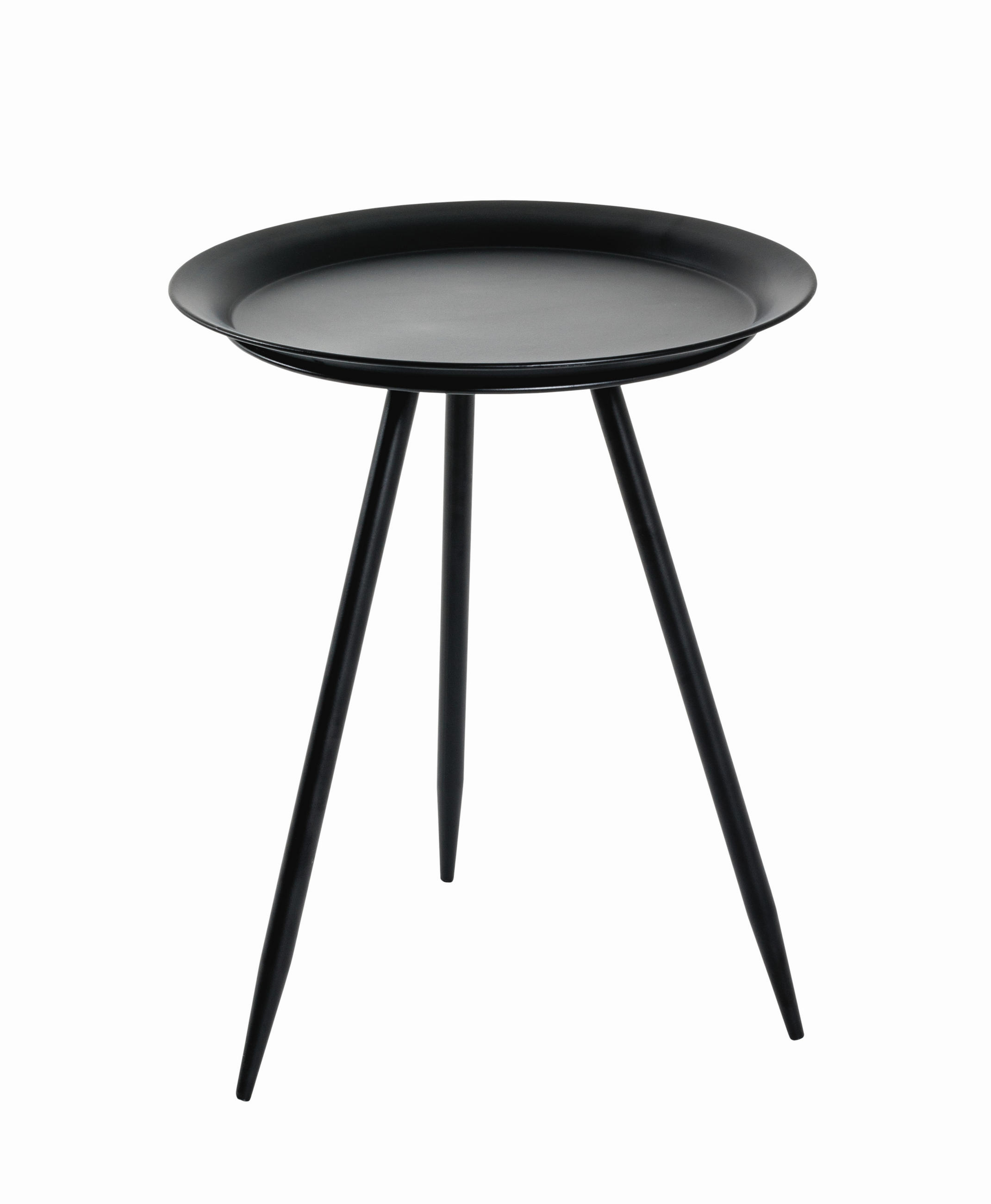 BEISTELLTISCH in Metall 47/47/38 cm  - Schwarz, Trend, Metall (47/47/38cm)