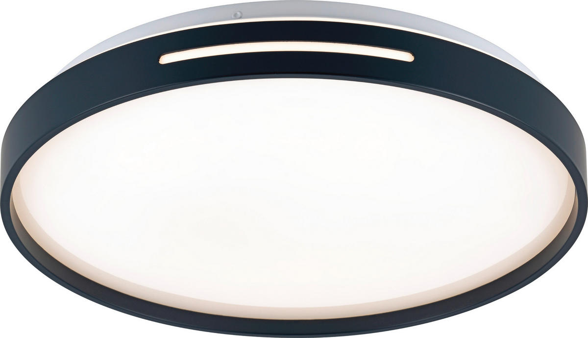 STROPNA LED-SVETILKA  June /2600 lm/4000 K// - temno siva/bela, Basics, kovina/umetna masa (38/6cm)