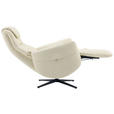 MASSAGESESSEL Echtleder Lederlook Beige    - Beige, Design, Leder/Textil (77/113/90cm) - Xora
