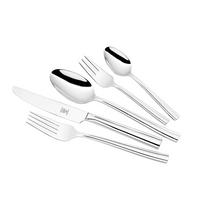 BESTECKSET ART 30-teilig Edelstahl  - Chromfarben/Edelstahlfarben, Basics, Metall (43/25/5cm) - Justinus