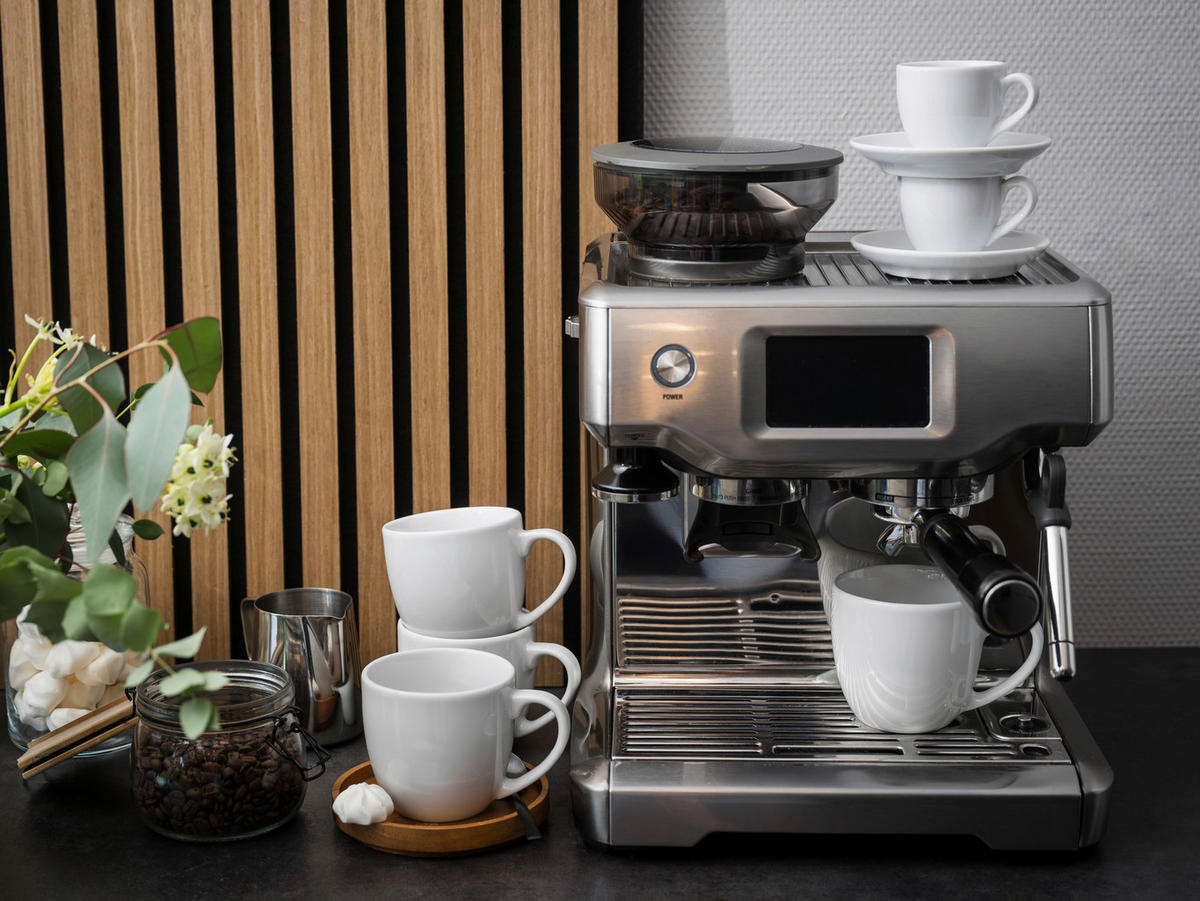 KAFFEEBECHERSET Bistrot 4-teilig  - Weiß, Basics, Keramik (9/9cm) - Creatable