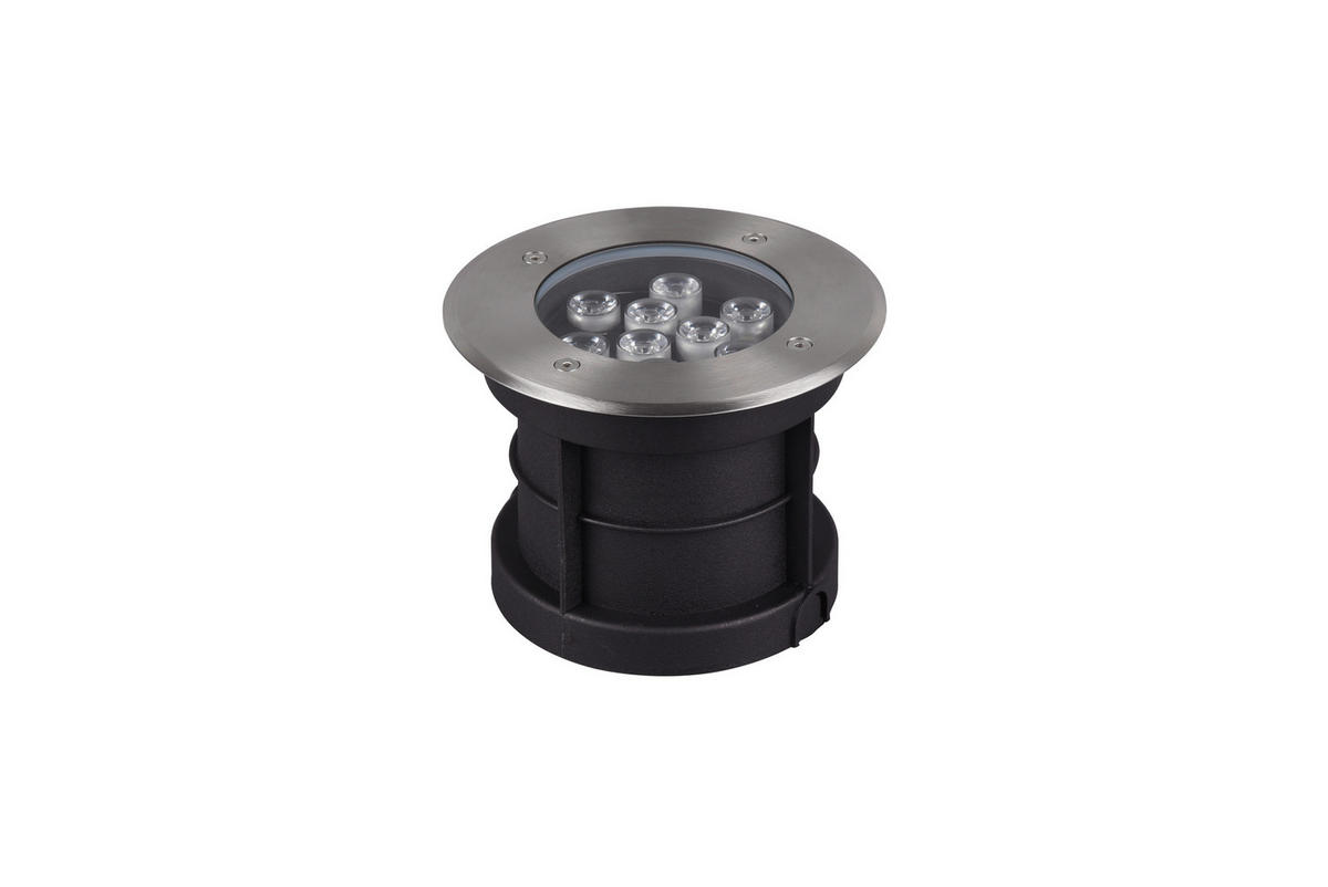 LED-AUßENLEUCHTE 16/12 cm   - Nickelfarben, Basics, Metall (16/12cm) - Trio Leuchten