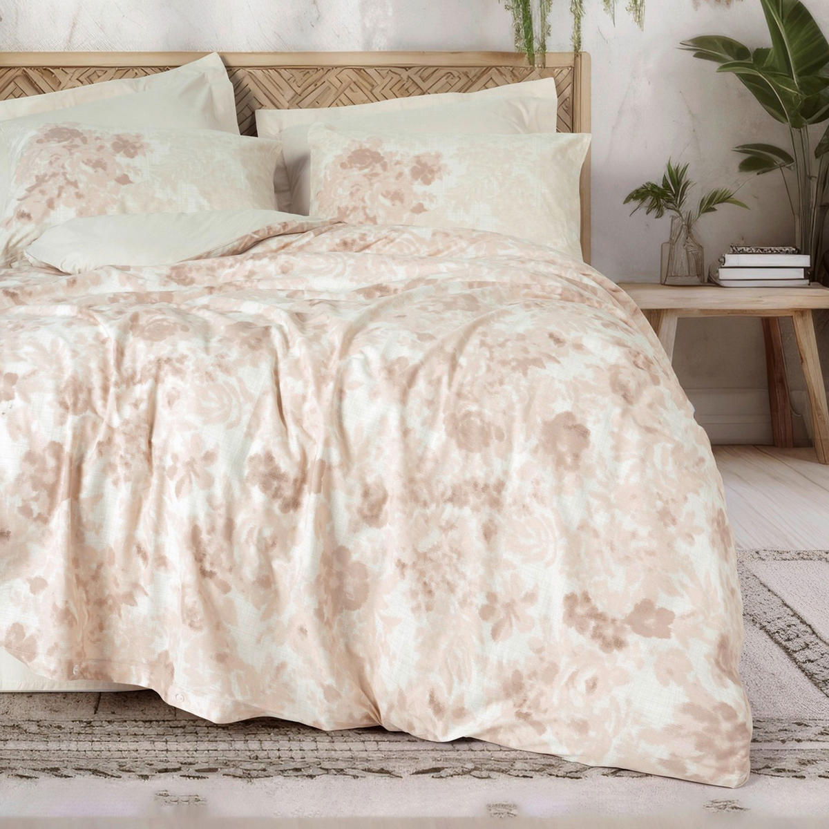 BETTWÄSCHE Renforcé 135/200 cm  - Beige, Basics, Textil (135/200cm)