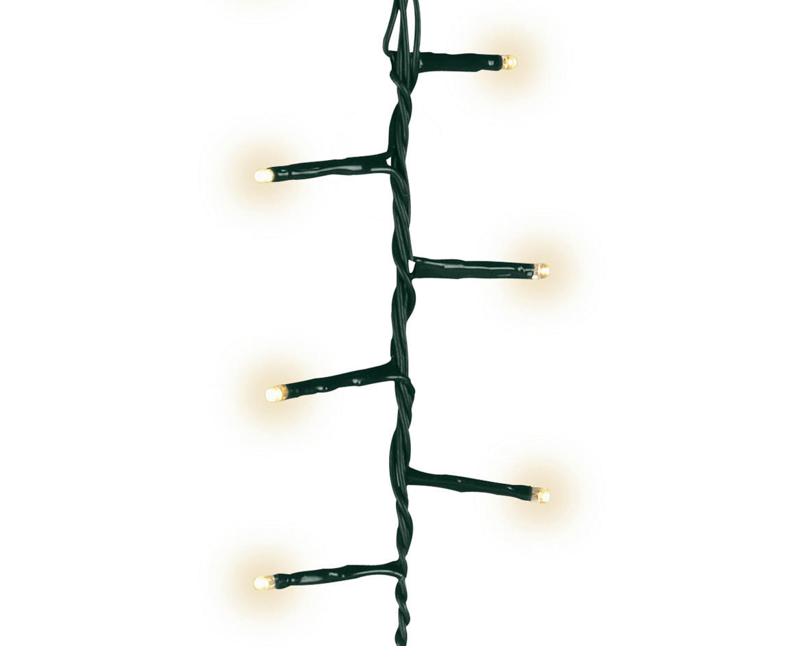 LICHTERKETTE 1100 cm  - Weiß/Grün, Basics, Kunststoff (1100cm)