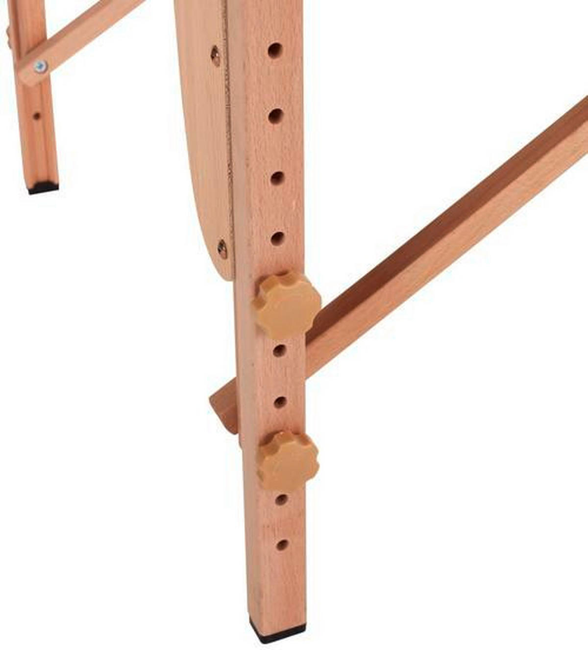 MASSAGELIEGE - Weiß, Trend, Holz/Holzwerkstoff (185/70/62-85cm) - Novel