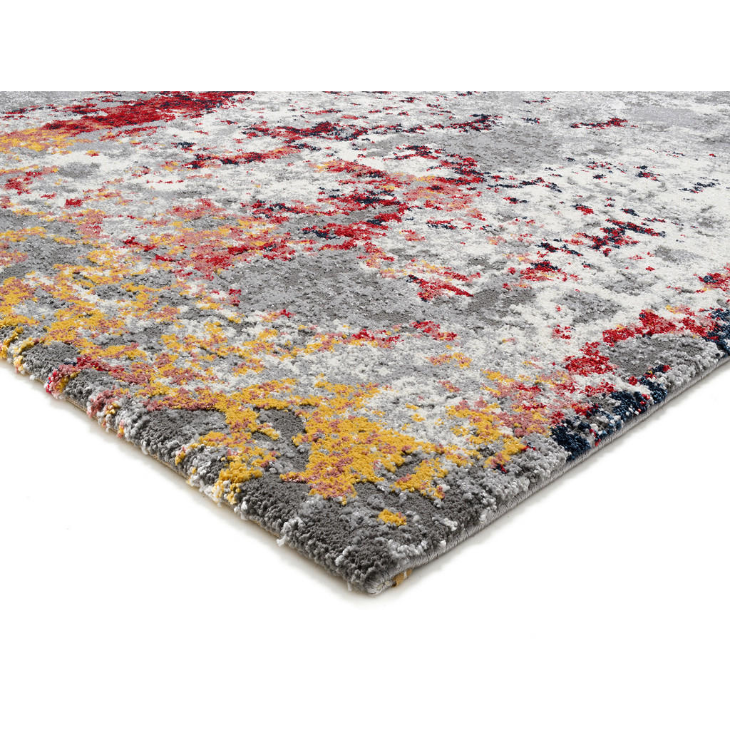 Thumbnail - Novel Webteppich Timeline Firework, Mehrfarbig, Textil, Vintage, rechteckig, 200x290 cm, Oeko-Tex® Standard 100, für Fuß...