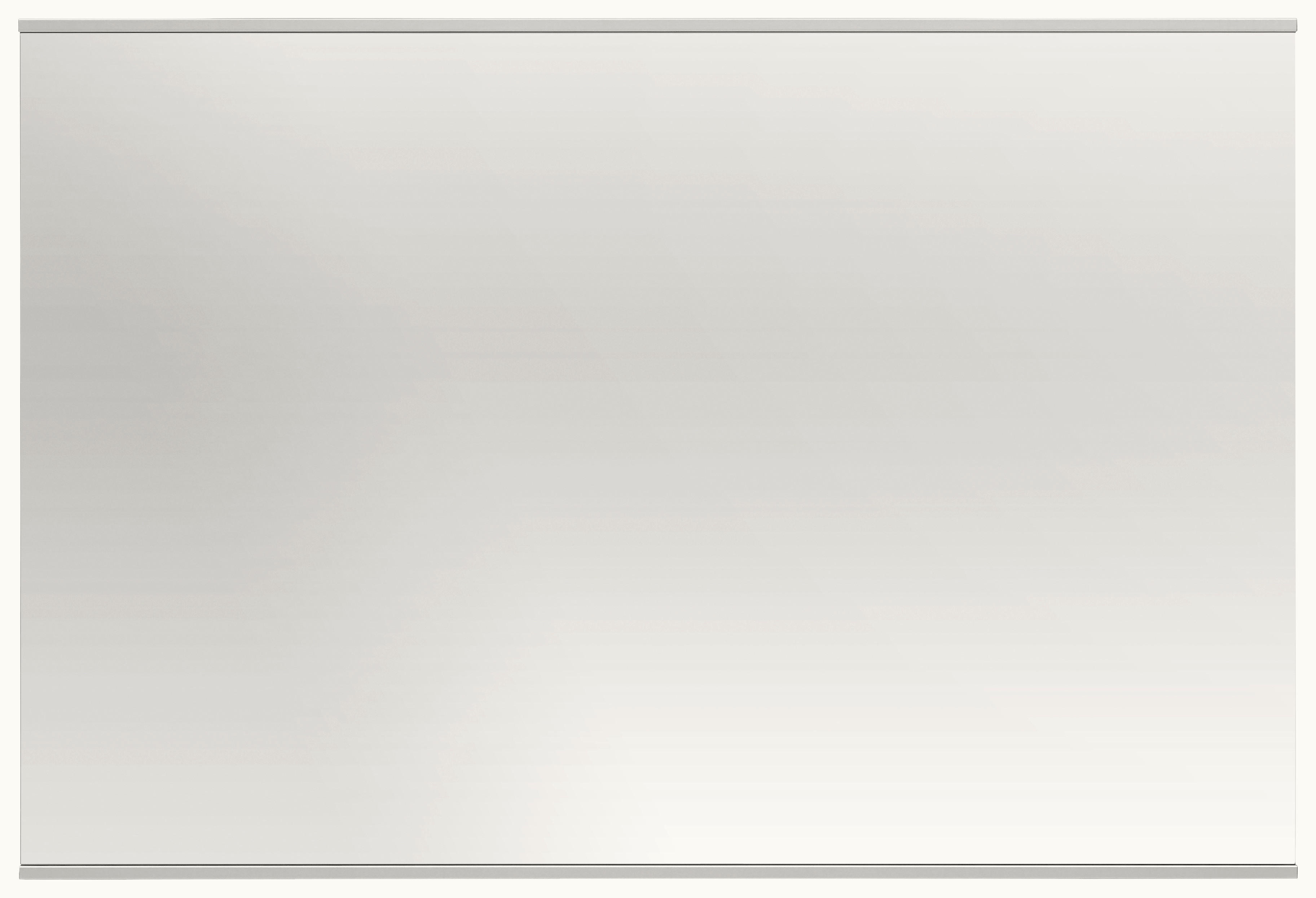 WANDSPIEGEL 118/80/2 cm    - Weiß, Design, Glas/Holz (118/80/2cm) - Dieter Knoll