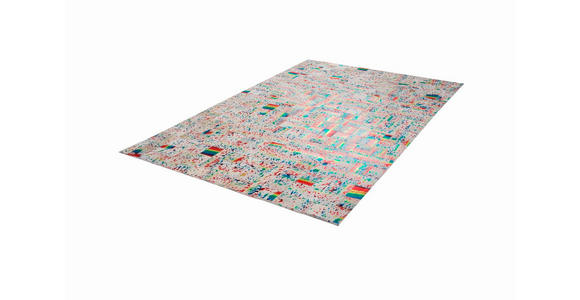 FLACHWEBETEPPICH 120/170 cm Multicolor, Beige  - Beige/Multicolor, Design, Leder/Textil (120/170cm) - Novel