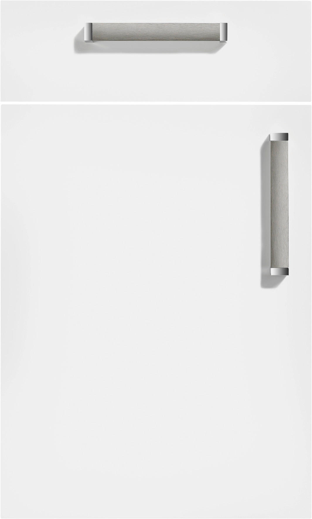 EINBAUKÜCHE   - Weiss/Nussbaumfarben, Design, Holzwerkstoff - Dieter Knoll