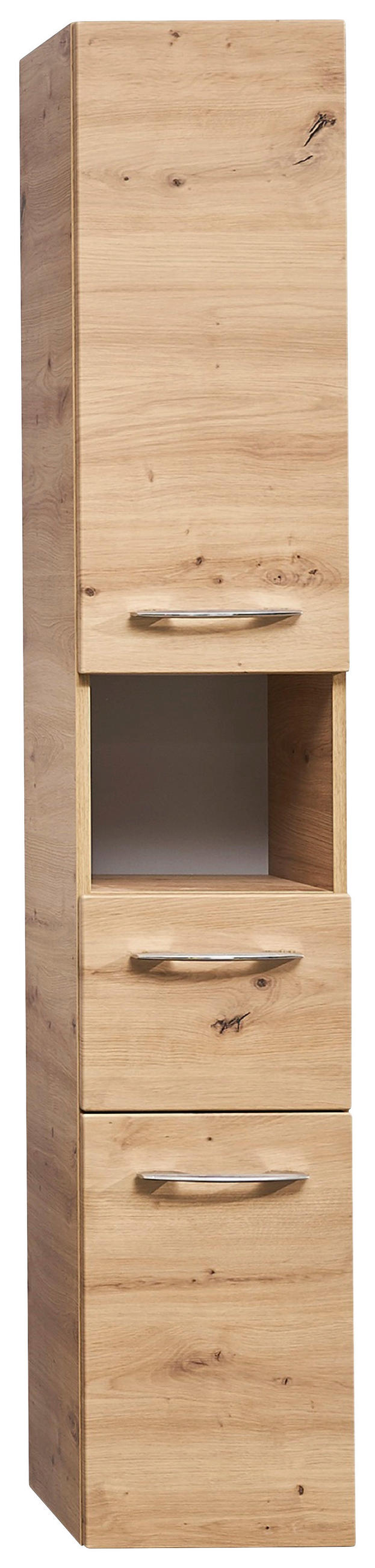 Thumbnail - Sadena Hochschrank, Eiche, Holzwerkstoff, Eiche, 1 Schubladen, links montierbar, rechts montierbar, 30x168x33 cm, hängen...