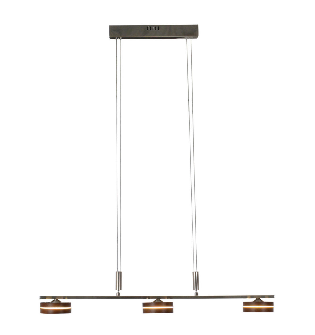 LED-HÄNGELEUCHTE 75/10/80-150 cm  - Natur, Holz/Metall (75/10/80-150cm) - Näve