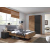 JUGENDZIMMER - Hellgrau/Graphitfarben, Design, Holzwerkstoff/Textil (120/200cm) - Stylife