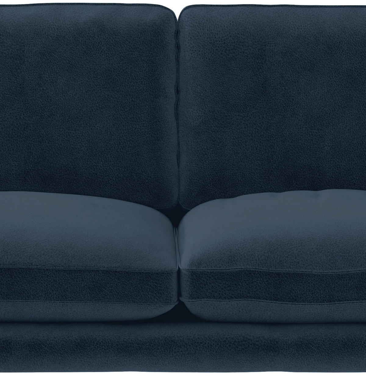 ECKSOFA Bali Dunkelblau Flachgewebe  - Schwarz/Dunkelblau, Design, Textil/Metall (202/250cm) - Livetastic