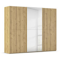 SCHWEBETÜRENSCHRANK 270/223/68 cm 3-türig Eichefarben  - Eichefarben, Design, Holz/Holzwerkstoff (270/223/68cm) - Novel