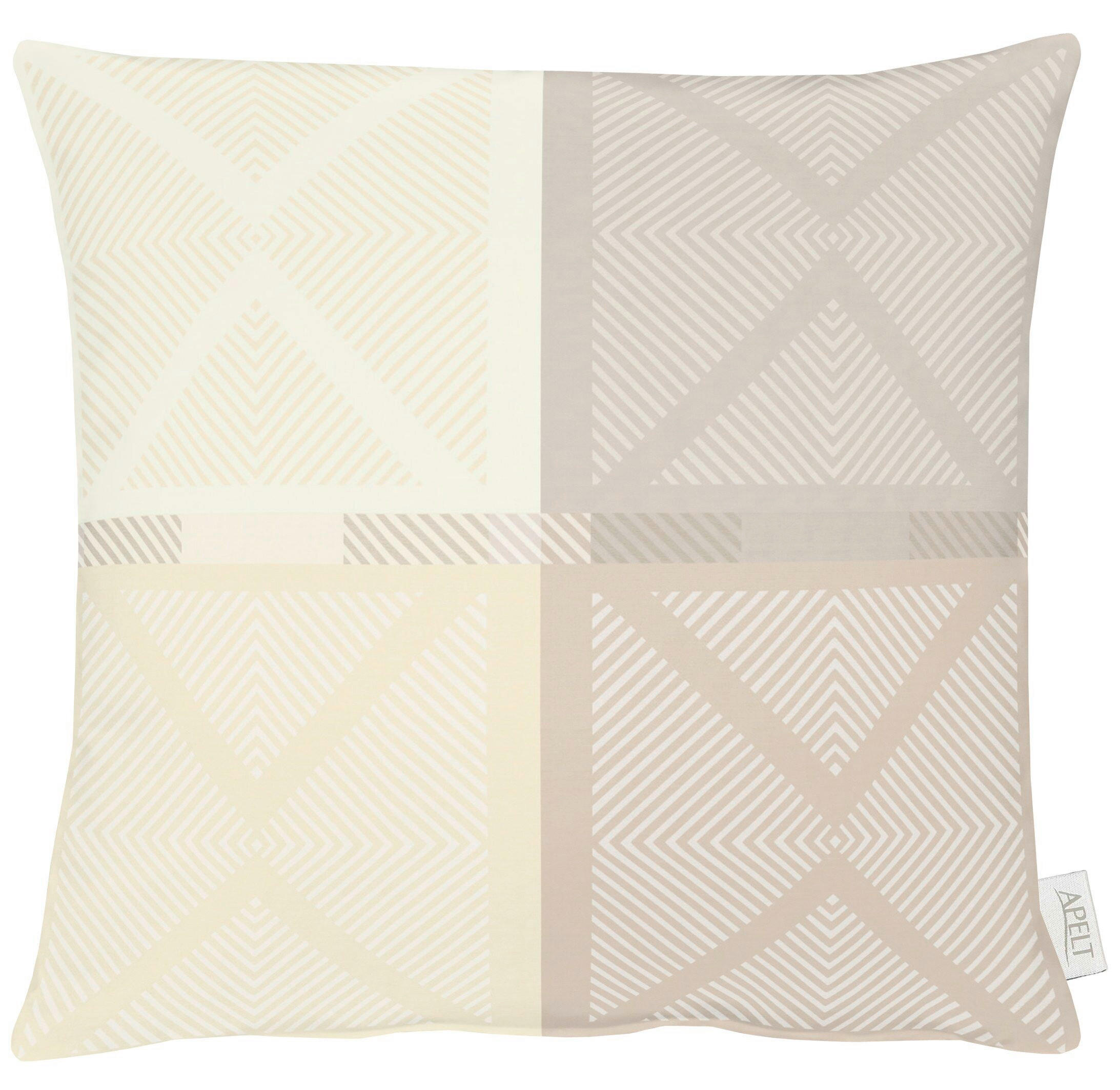 ZIERKISSEN 48/48 cm - Beige, Design, Textil (48/48cm) - Apelt