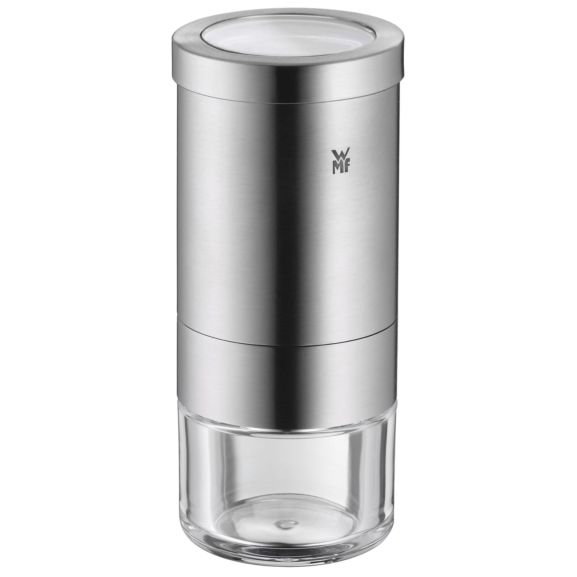 GEWÜRZMÜHLE   10,5 cm - Edelstahlfarben, Design, Glas/Metall (10,5cm) - WMF