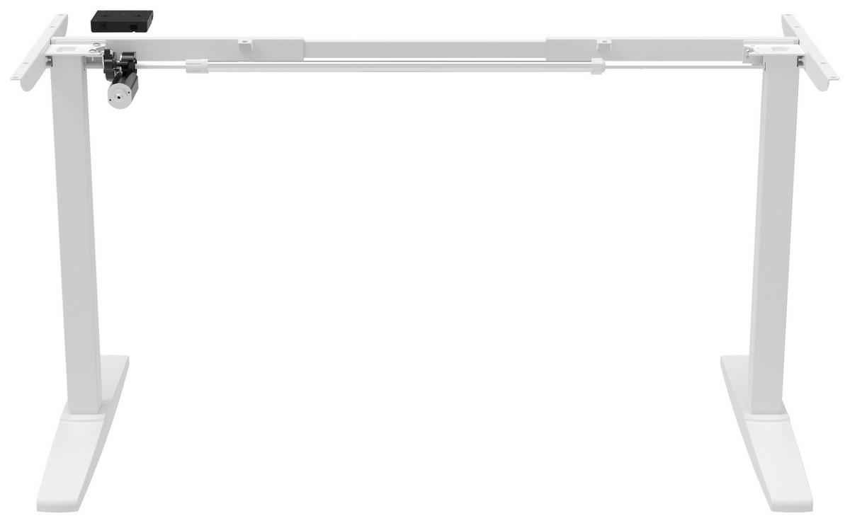 BORDSUNDERREDE i metall, plast 120-160/70/75-120 cm  - vit, Design, metall/plast (120-160/70/75-120cm) - Carryhome