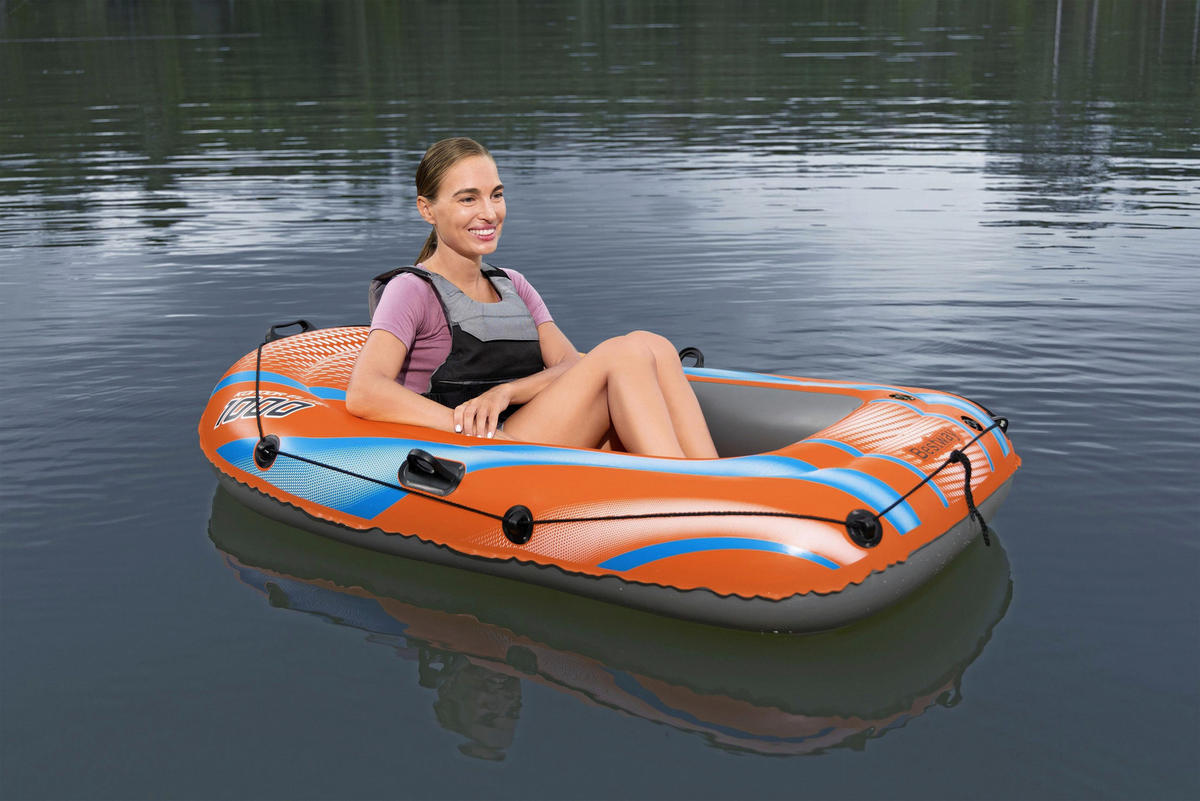 KAJAK  - Blau/Orange, KONVENTIONELL, Kunststoff (162/96/27cm) - Bestway