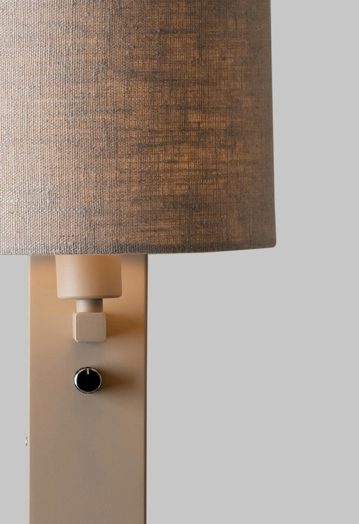 WANDLEUCHTE - Beigebraun, Design, Textil (23,6/22/52cm) - It's about Romi
