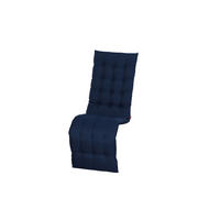 LIEGENAUFLAGE Uni  - Blau, KONVENTIONELL, Textil (48/6/160cm) - Siena Garden