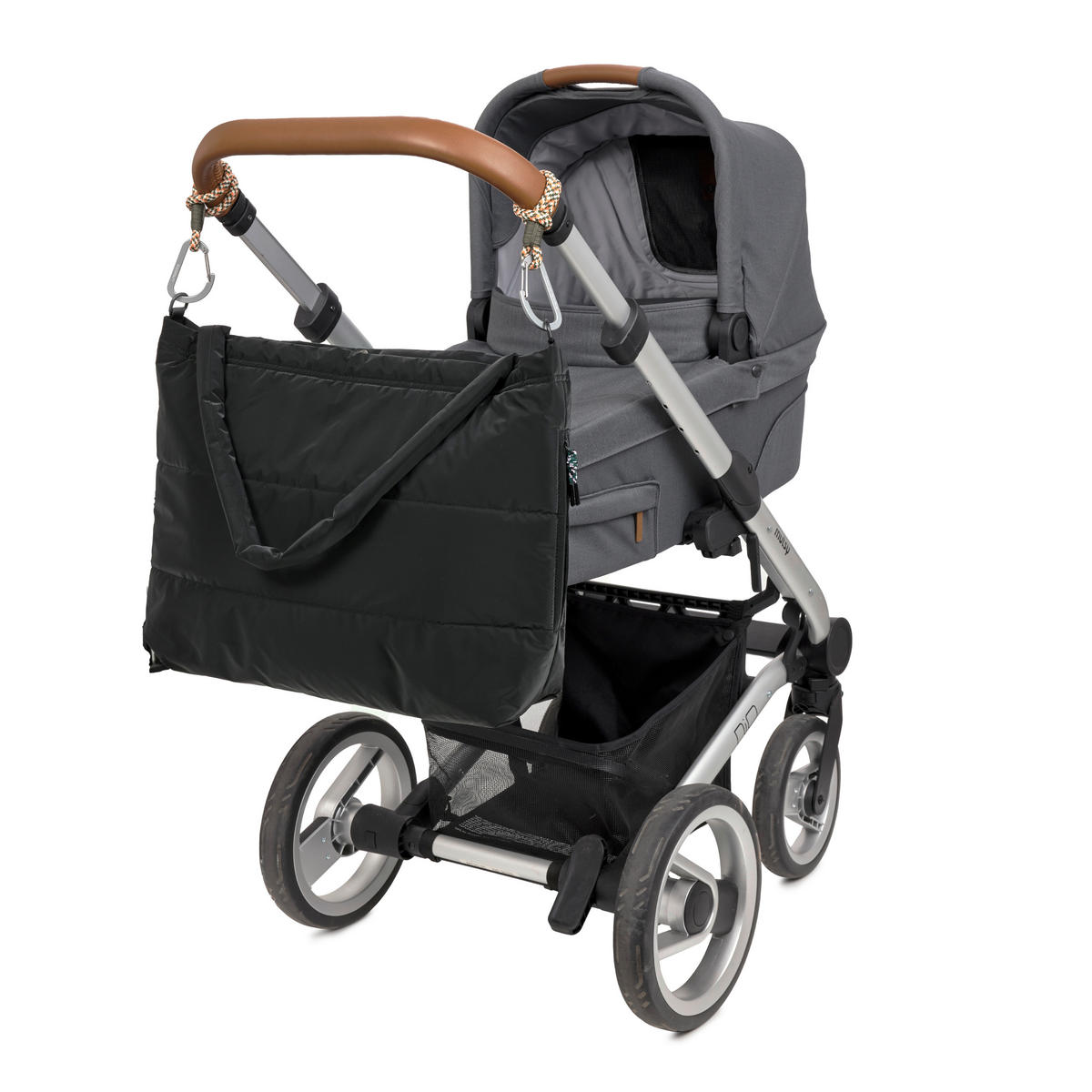 WICKELTASCHE Shopper MIX  - Schwarz, Basics, Textil (38/11/44cm) - Lässig