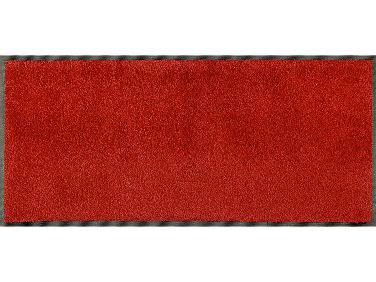 LÄUFER 35/75 cm wash+dry Bordeaux  - Bordeaux, KONVENTIONELL, Kunststoff/Textil (35/75cm) - wash+dry