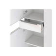 HOCHSCHRANK 40/180/35 cm - Edelstahlfarben/Silberfarben, KONVENTIONELL, Holzwerkstoff/Kunststoff (40/180/35cm) - Xora